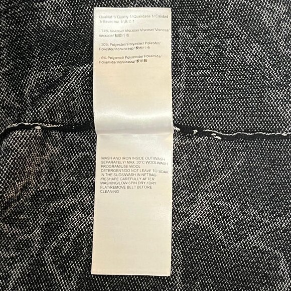 Escada Sport Open Front Cardigan Womens Size S Black Button Snap Sweater - Picture 9 of 16